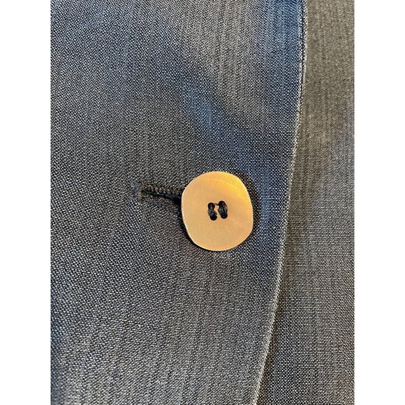 🤩🎉HOST PICK!!🎉🤩VALENTINO Authentic Gray 100% Silk Ladies Blazer - Picture 9 of 10